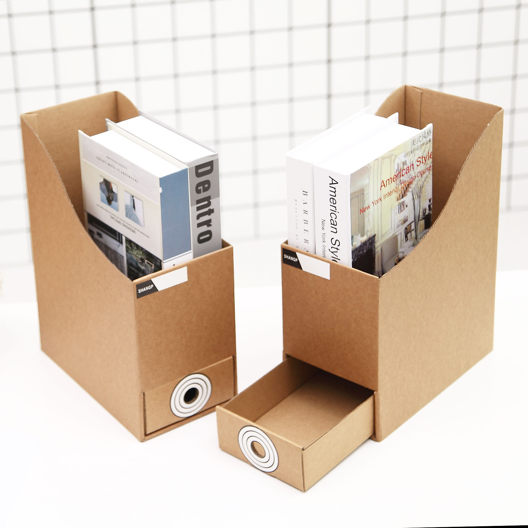 Office Supplies Paper File Frame File Rack A4 Data Rack File Column Storage And Finishing Desktop Storage Box