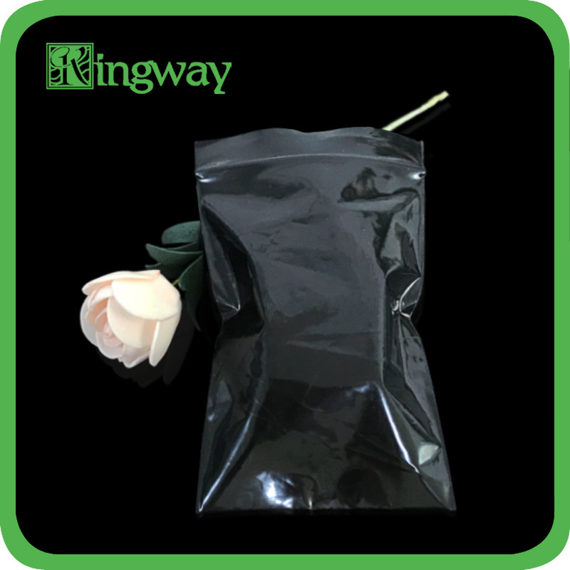 全遮光密封黑色PE袋 塑料贴骨密封袋 pe不透光自封袋