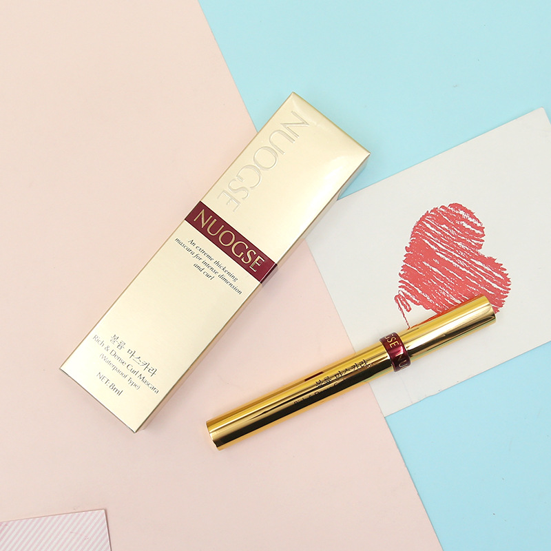 国货诺芝瞬彩丰盈睫毛膏金管纤长浓密自然卷翘持久不易晕染不脱妆|ms