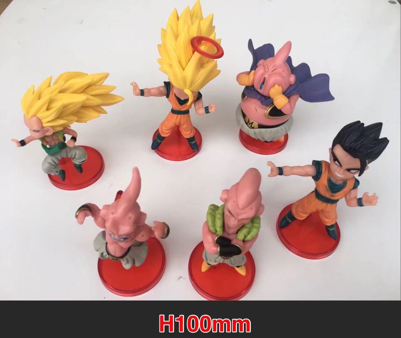 七龙珠 WCFQ板6款龙珠盒装摆件公仔超级塞亚人孙悟空肥布欧