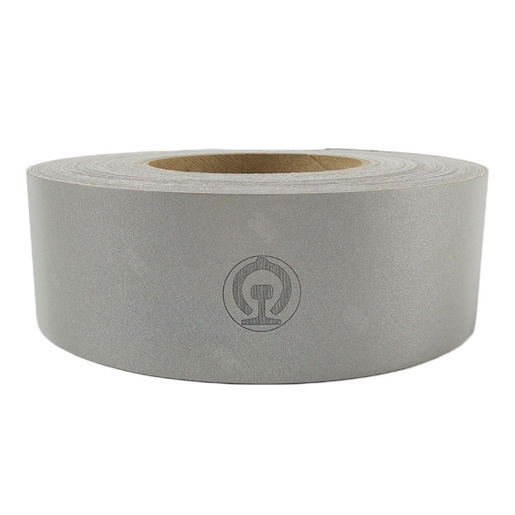 反光布打标 银灰色反光条加工 反光防伪标识logo定制