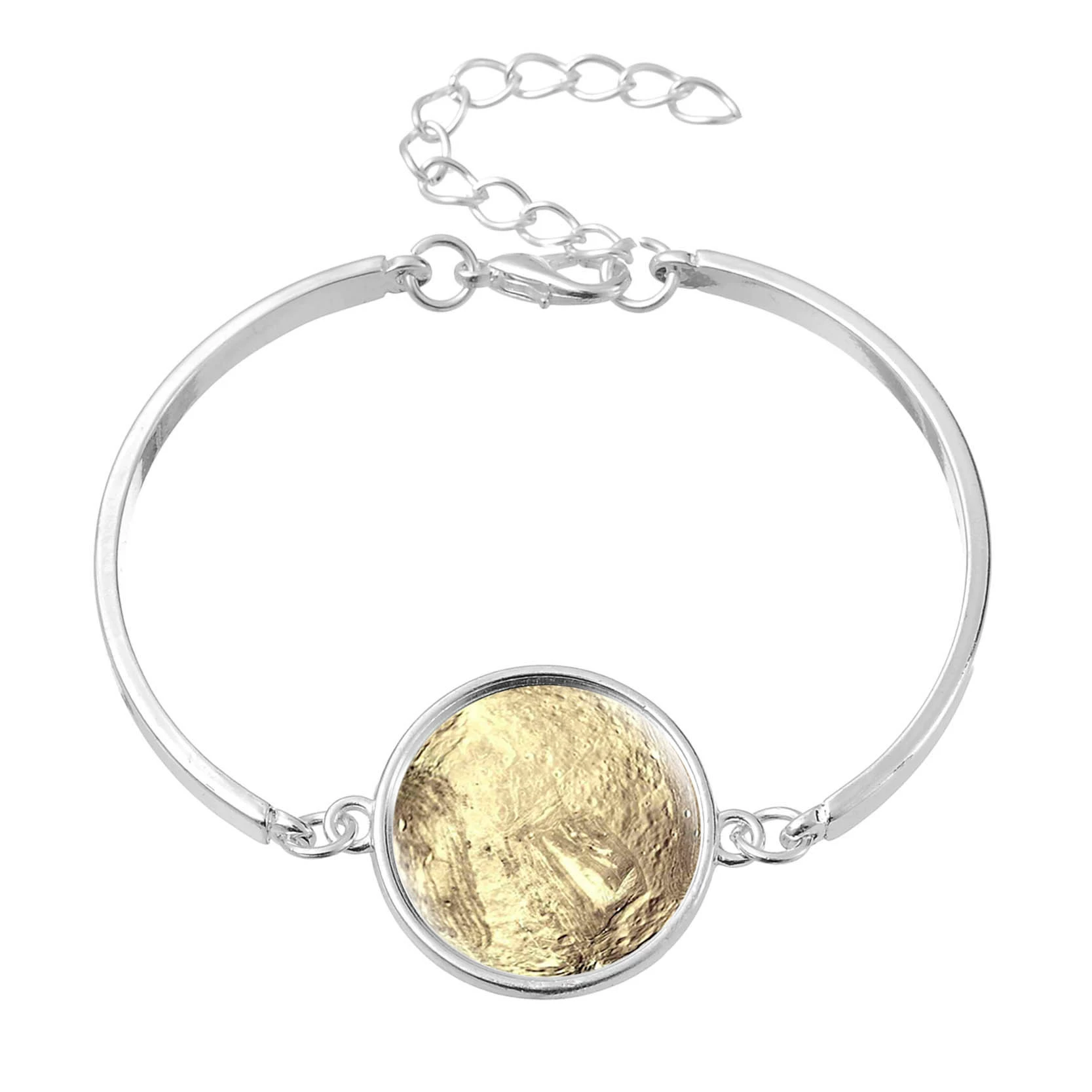 Луна, звёздное небо, модный металлический браслет, 2018 год, Aliexpress, новая коллекция, с камнем, европейский стиль