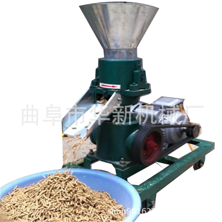 现货供应 多功能饲料颗粒机 羊饲料平模颗粒机 养殖饲料机械