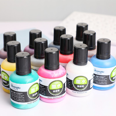 Recruit General type Paint Pen Ink Replenishment solution white Paint Pen tyre marking pen paint Ink Paint pen