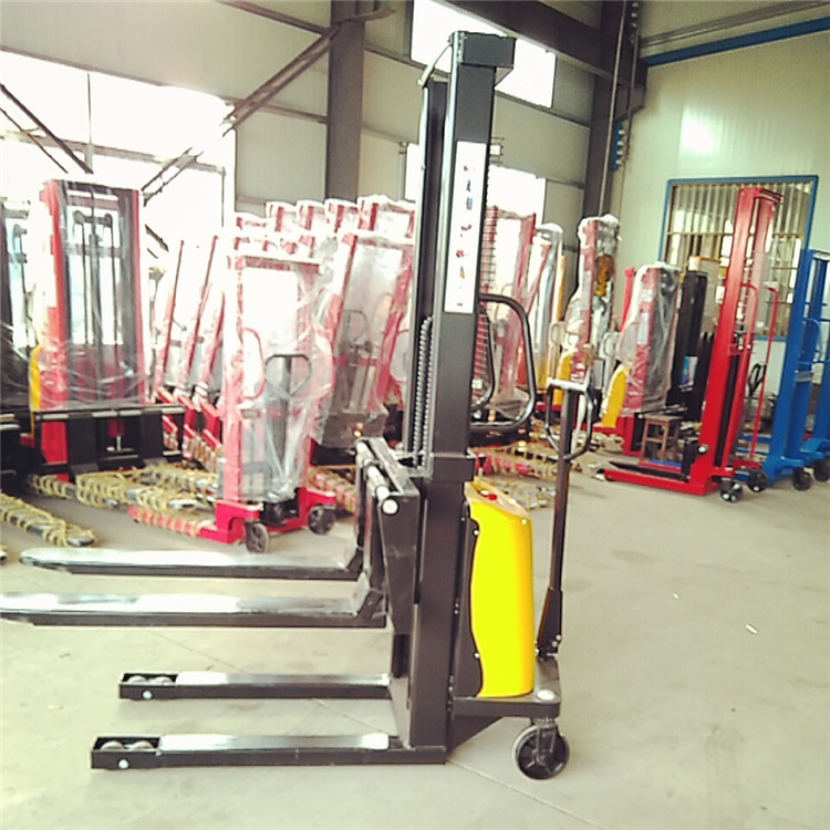 2吨升高1.6米半电动堆高车 电动升高车 电动叉车 电动装卸车