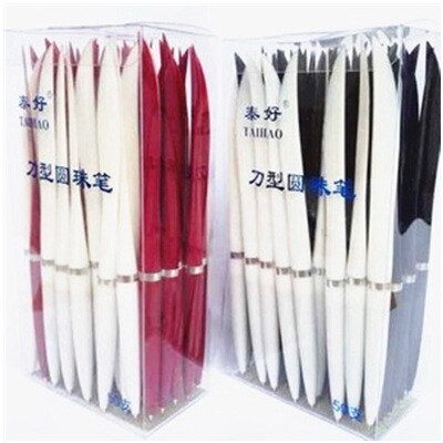 TAIHAO Thai Good ball pen Signature pen blue Pen knife express Quill logo Pens Wholesale