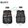 Tactics camouflage vest, universal soft bullet, shotgun, hydrogel balls with accessories, increased thickness