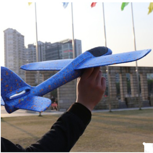 48cm Durable Foam Plane Children's Throwing Plane Model Parent-Child Outdoor Sports Street Stall Toy Wholesale