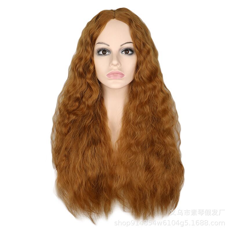 European And American Wigs Ladies Headgear Big Wave Pattern Wig display picture 2