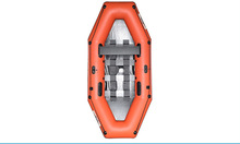 帝诺亚舸防汛抗洪加厚3人橡皮艇 2.7米充气钓鱼船 充气艇 皮划艇
