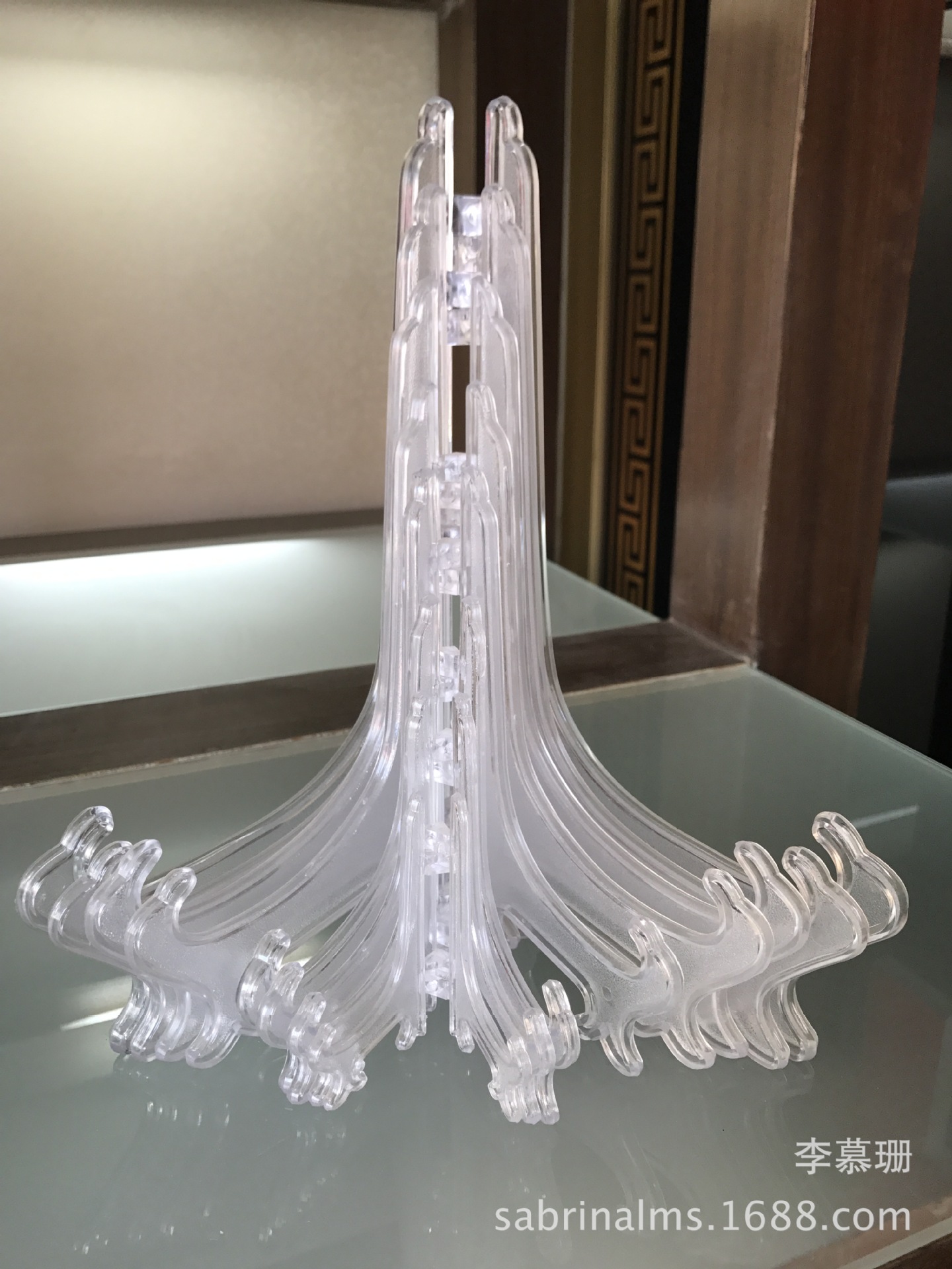 盘子展示架，塑料挂盘架，摆盘展示架-阿里巴巴