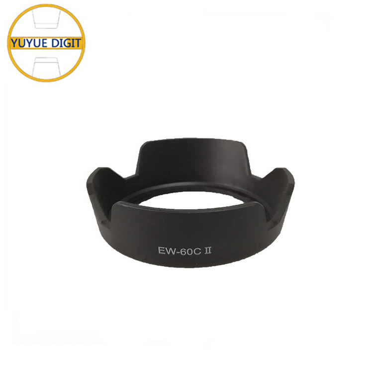 推荐EW-60C II卡口遮光镜黑色 无暗角可反扣相机通用遮光罩