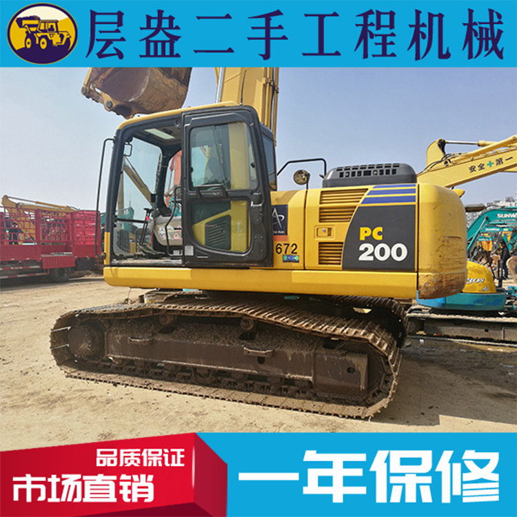 二手小松PC200-7挖掘机图片参数配置 上海二手挖掘机市场价格报价