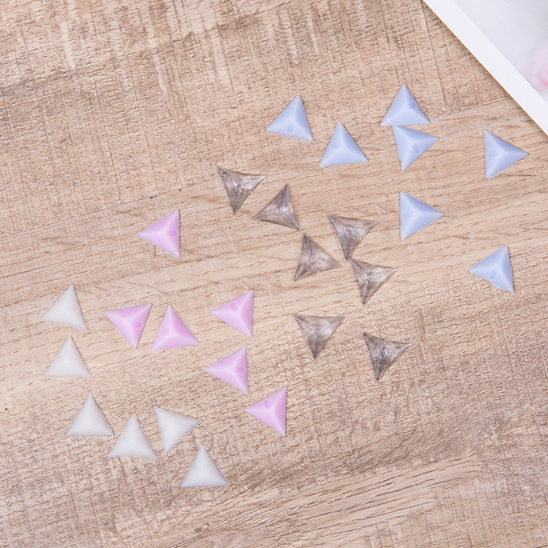 Noctilucent silica gel Clear quartz drawer Corner Dust angle Wardrobe Furniture cabinet Dead space triangle Rubber granule