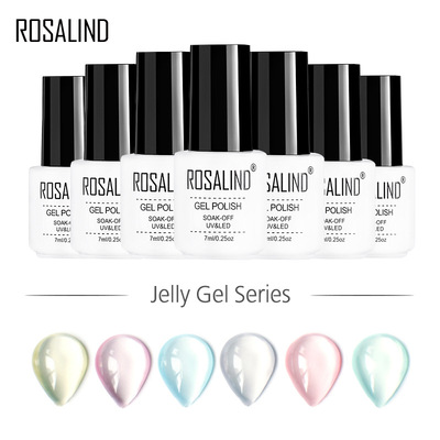 ROSALIND Foreign Trade Hot-selling Brand Jelly is a health fingerprint of nail 12-color phototherapy gel