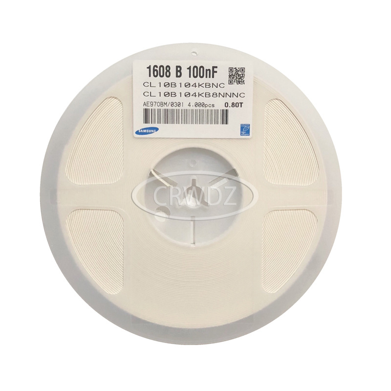 原装贴片电容CL10B104JB8NNNC 0603 100NF 104J 50V X7R 0.1UF