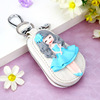 Cute leather key bag, shoulder bag, keychain, Korean style, genuine leather, wholesale