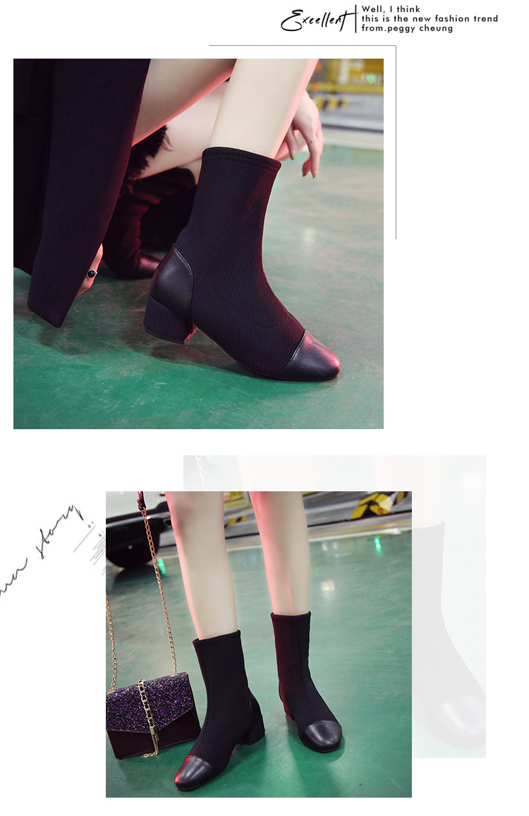 Bottes femme en PU artificiel - Ref 3355205 Image 15