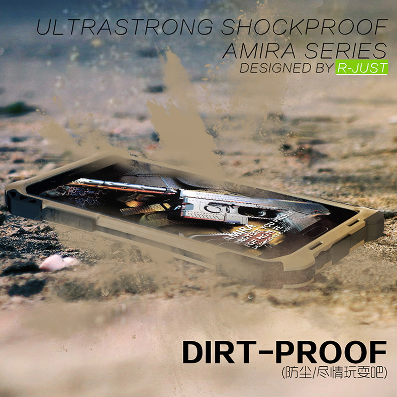 R-Just Amira Heavy Duty Dirtproof Shockproof Rainproof Aluminum Metal Bumper Carbon Fiber Back Cover Case for Samsung Galaxy Note FE / Note 7 N9300