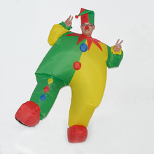 萬聖節人偶服裝成人卡通玩偶搞笑搞怪道具小丑胖子 充氣衣服