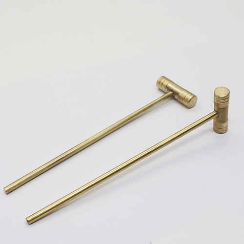 Solid brass processing copper hammer brass small hammer clock repair small hammer precision installation and production small copper hammer