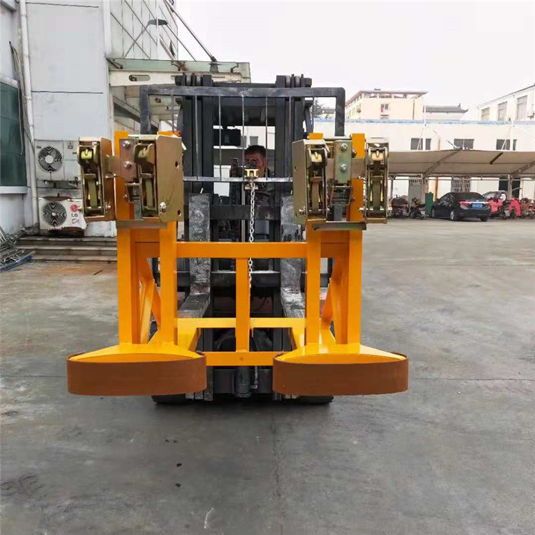 厂家直销重型四鹰嘴双油桶桶夹1000kg叉车夹桶器鹰嘴夹具搬运批发|ms