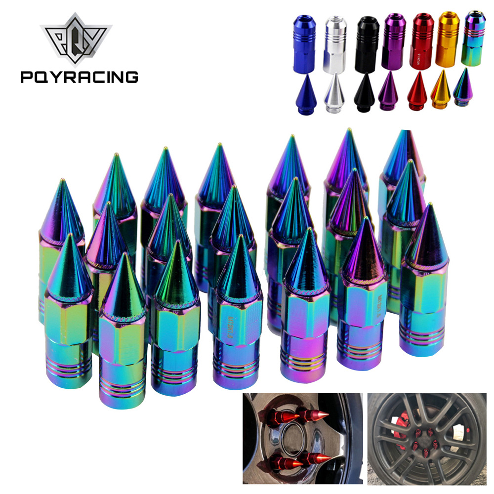 跨境爆款改装汽配装饰轮毂螺母50mm带子弹头20只装适用于通用车型