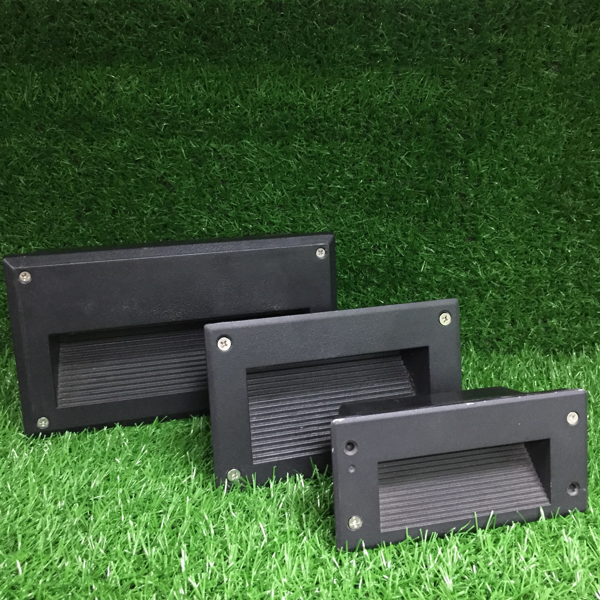 LED嵌入式牆角燈外殼套件地埋燈可做2W3W地腳燈台階燈側壁燈外殼