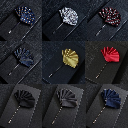 Man suit pocket cloth shirt a word, corsage, wedding banquet show host clothing accessories brooch 