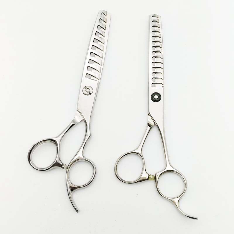 Silent scissors Thinning shears Japanese Cut flowers beauty salon Dedicated Barber Shop scissors Fishbone scissors Wide tooth scissors