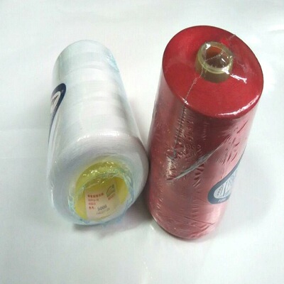 Home textile mill Liu Qing Sewing thread 40S/2 8000Y big roll Quilting line gules white