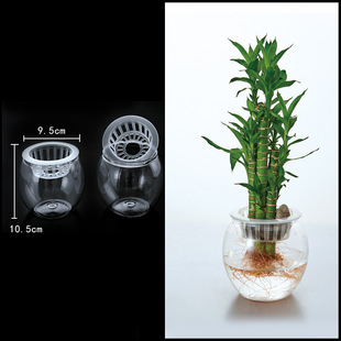 90 plastic transparent hydroponic vase soil hydroponic optional see door open fashion small bag Tree Top Special
