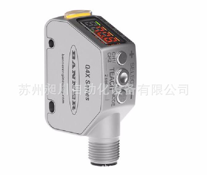 邦纳Q4XFKLAF110-Q8 25-110mm激光测距传感器BANNER全新原装