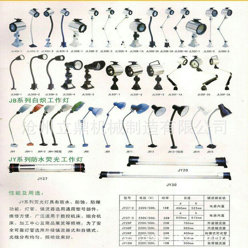 机床LED工作灯 带开关铝合金壳金属led三防灯-阿里巴巴