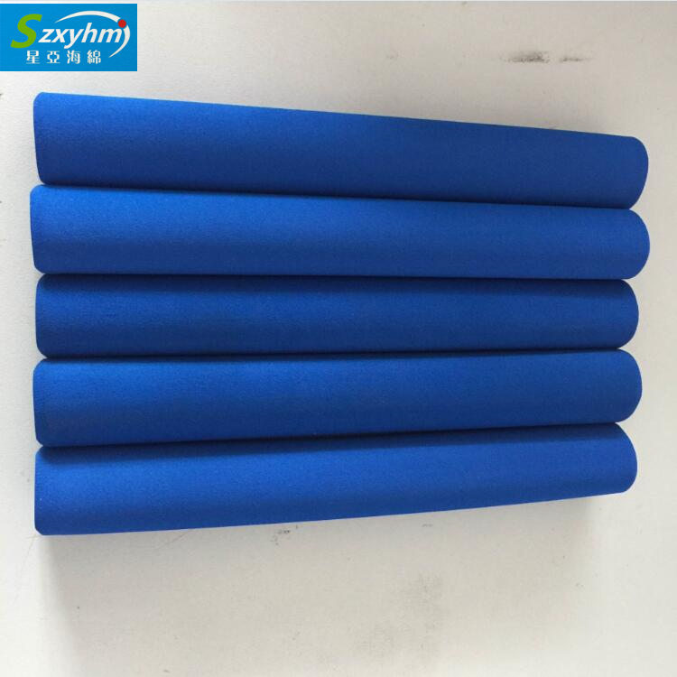 批发彩色橡塑海绵管 b1级保温隔热橡塑管 红蓝保温管 铝箔保温管