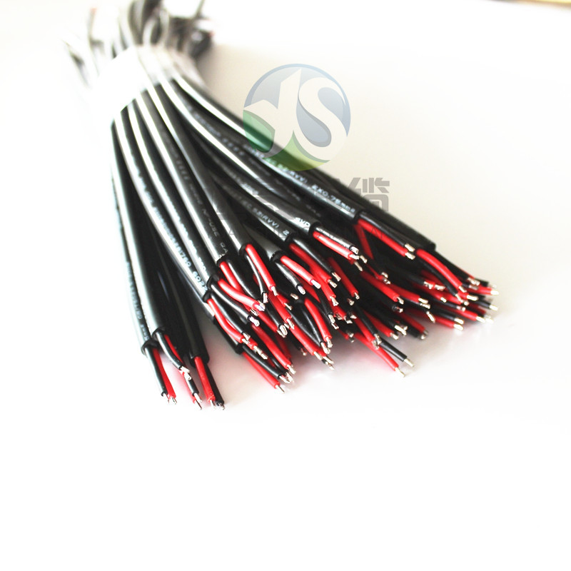 两芯红黑硅胶线H05SS-F 2*1.5平方现货中山远晟厂家直销