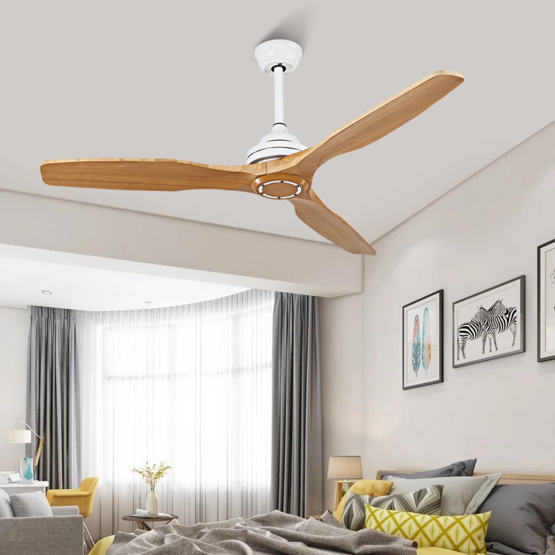 出口工程无灯吊扇简约客厅餐厅家用吊扇实木风扇美式风扇吊灯