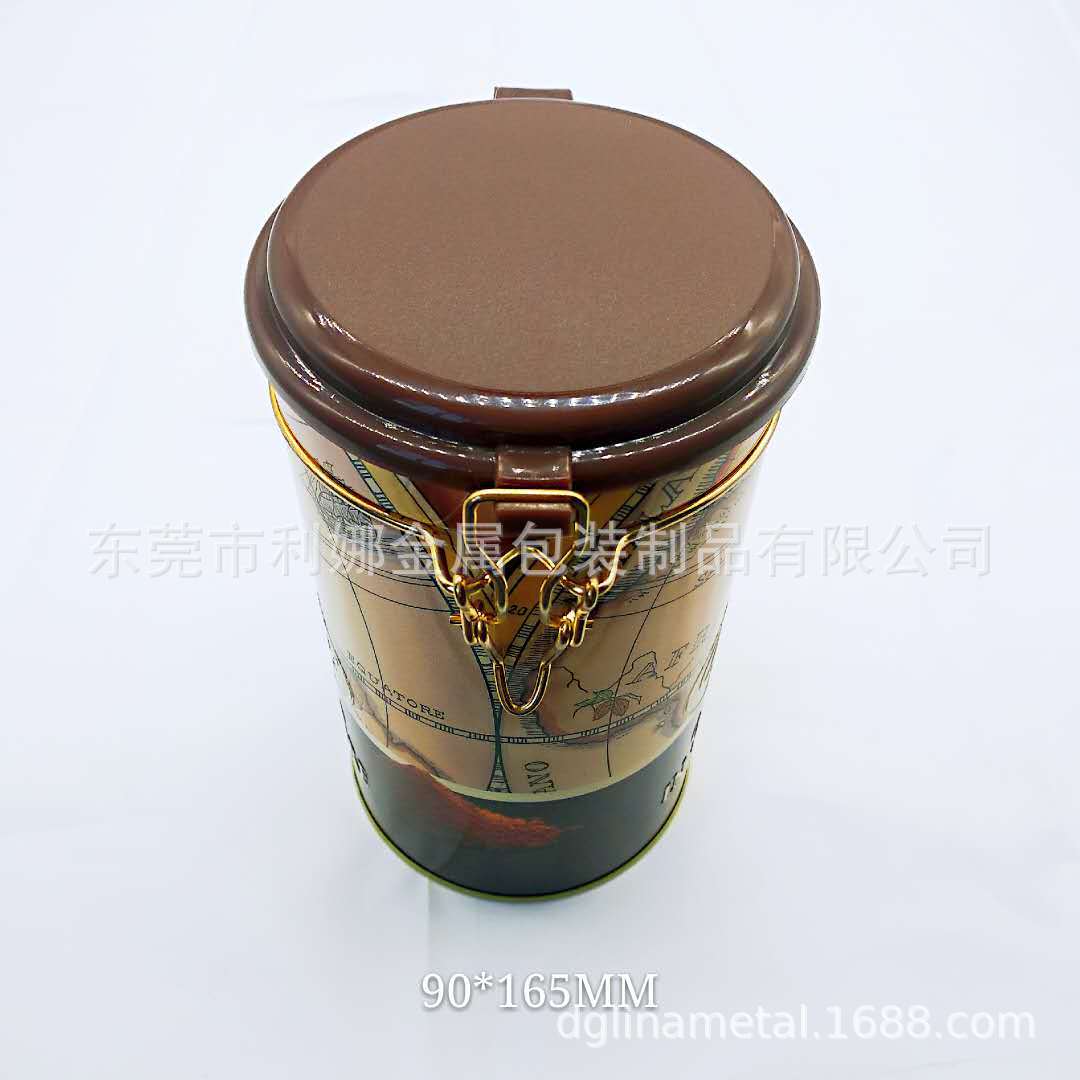 厂家生产胶盖铁盒 食品铁罐 金属盒 马口铁盒批发   密封罐
