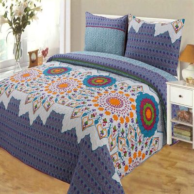 浦江廠家批發新款磨毛布绗縫水洗空調夏涼被床蓋枕套三件套可機洗