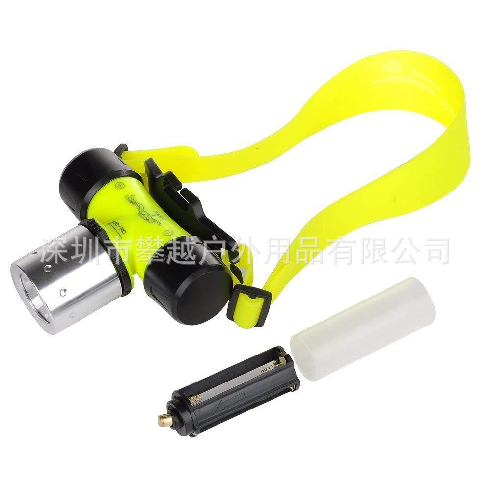 廠家直銷強光鋁合金潛水頭燈潛水手電筒-XML-T6頭燈 潛水頭燈