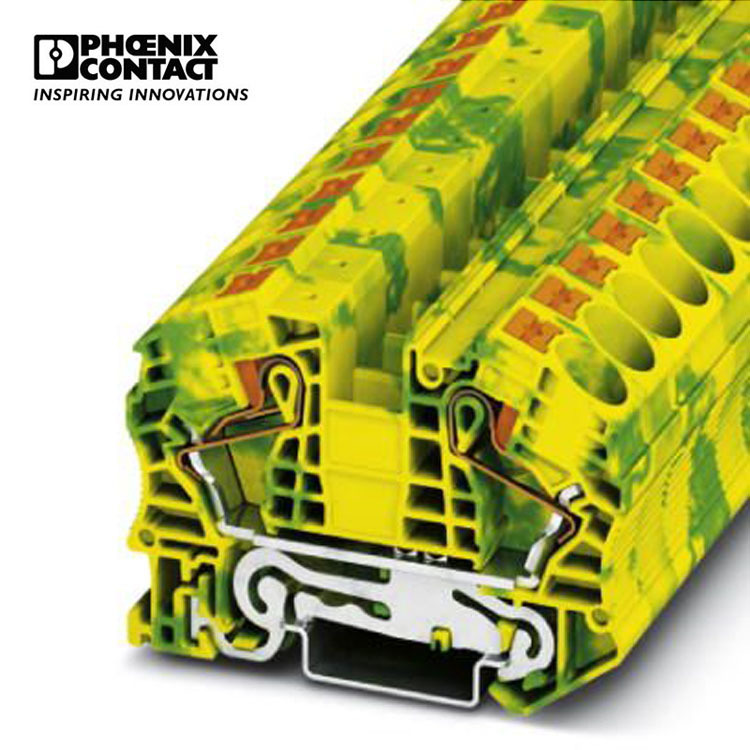 菲尼克斯 16平方弹簧连接接地端子 - PT 16 N-PE - 3212147