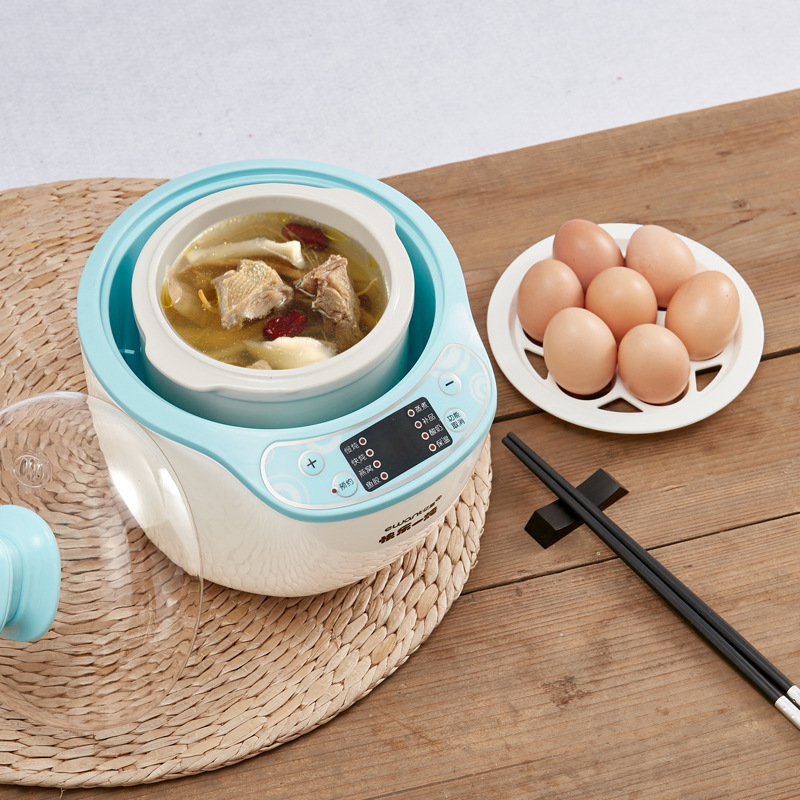 燕窝炖盅炖盅 陶瓷陶瓷炖盅炖盅陶瓷炖盅微电脑 隔水炖bb煲12A|ms