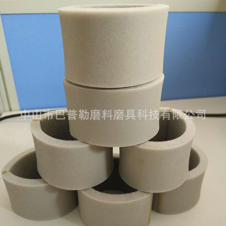 批发款式海绵磨头机器设备打磨抛光海绵砂纸精细研磨海绵砂圈