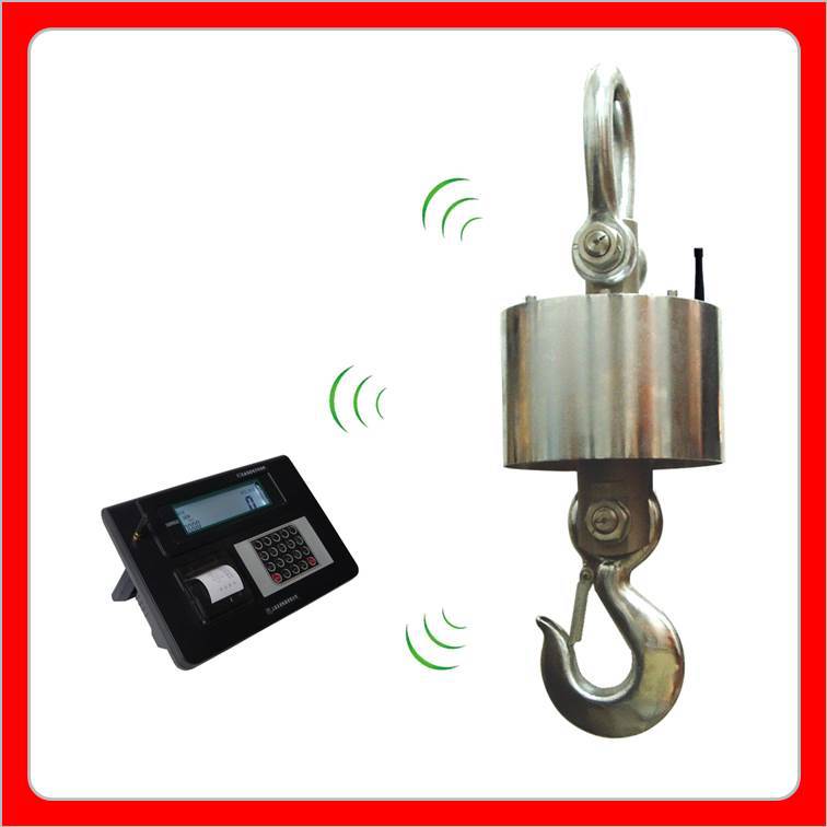 电子无线双显吊钩秤 10吨电子吊膀无线蓝牙带打印5T电子吊秤
