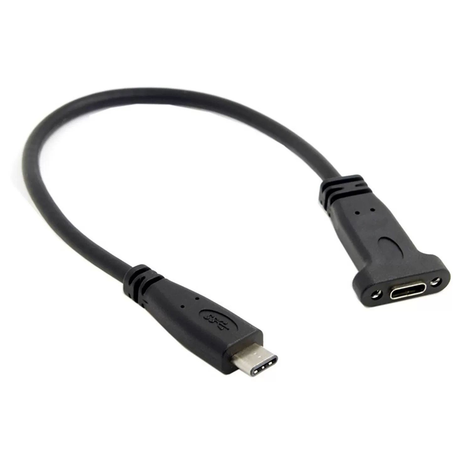 USB 3.1 Type C Male to Female Extension Data Cable