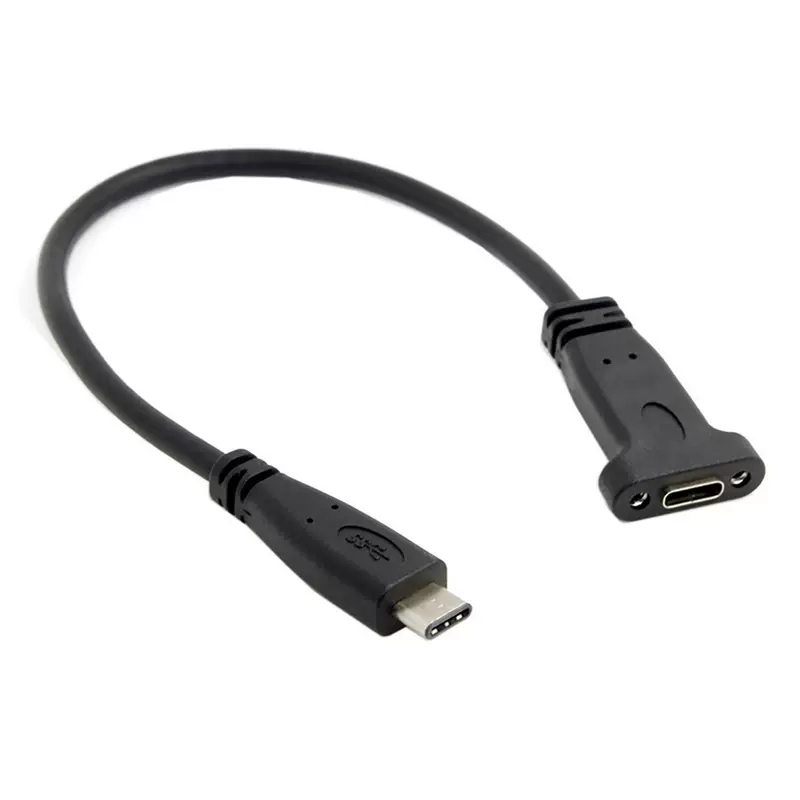 USB 3.1 Type C Male to Female Extension Data Cable