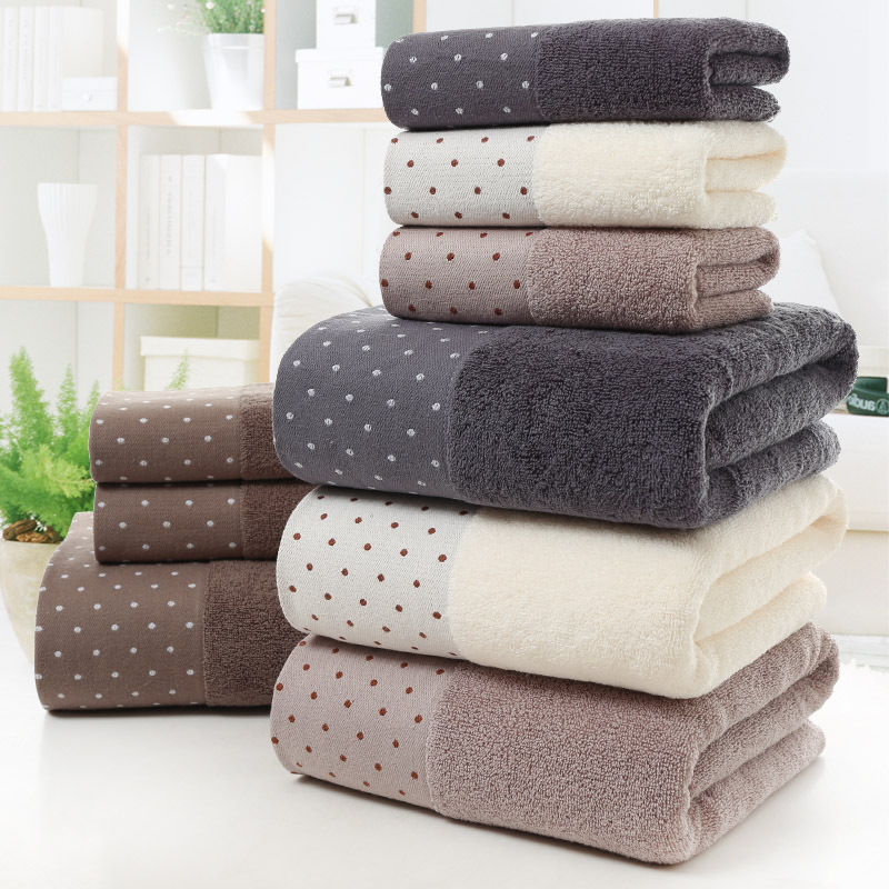Towel Pure Cotton Bath Towel Set Gift Three-Piece Set Company Embroider Logo Gift Box Advertising Export Wedding Towel Pure Cotton Bath Towel Set Gift Three-Piece Set Company Embroider Logo Gift Box Advertising Export Wedding