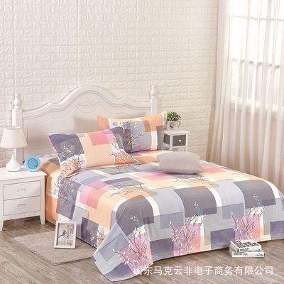 纯棉老粗布床单大炕单全棉榻榻米350*230m床单单件床上用品批发|ru