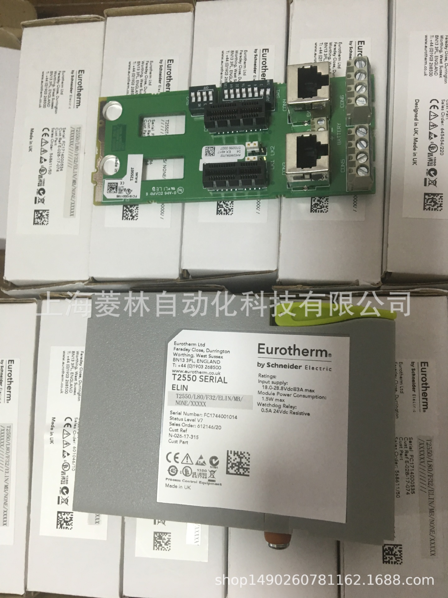 全新原装正品eurotherm温度采集模块 AI2 2500M/AI2/UNIV FR28066