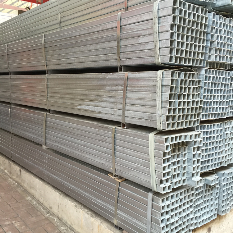 20*20热镀方管薄壁镀锌板方形管建筑装饰广东钢铁现货批发配送
